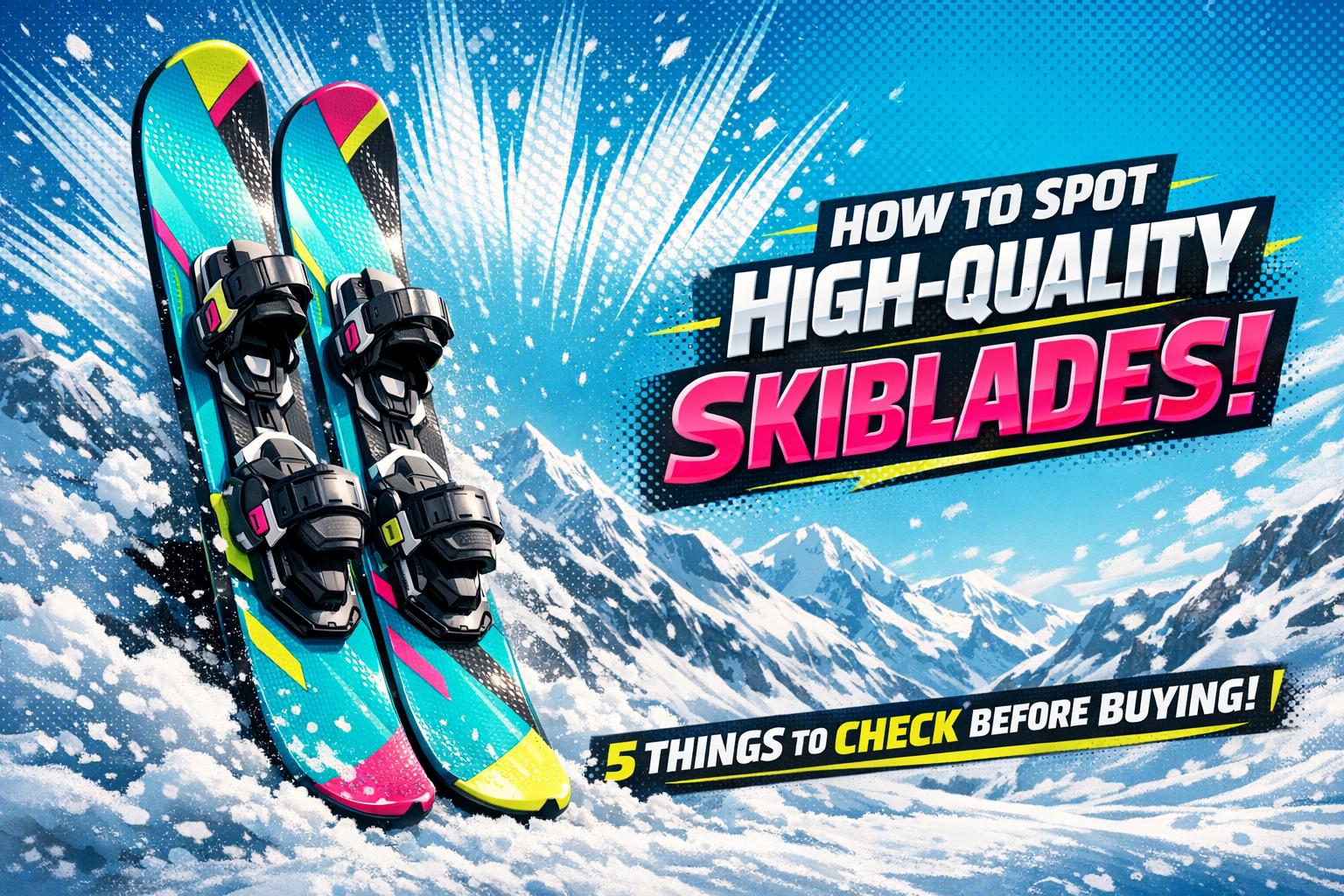 How to Spot High-Quality Skiblades: 5 Things to Check Before Buying