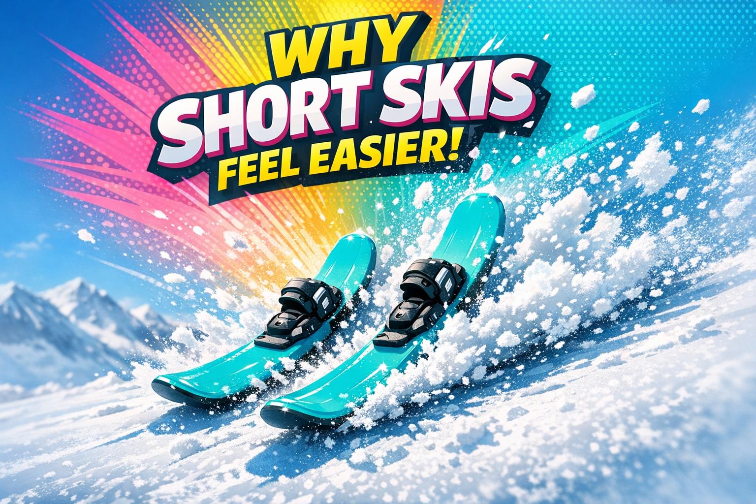 Why Skiing Feels Easier on Short Skis (Explained Simply)