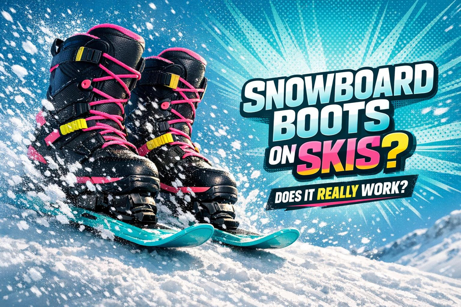 Snowboard Boots on Skis: Does It Really Work? - snowfeet*