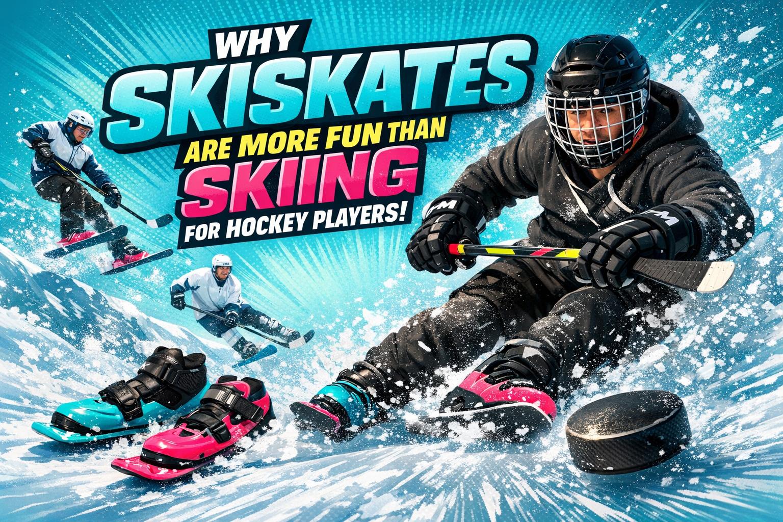 Why Skiskates Are More Fun Than Skiing for Hockey Players - snowfeet*