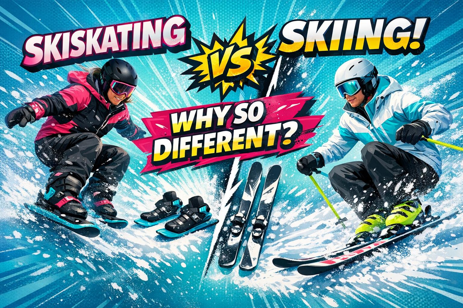 Why Skiskating Feels Different From Skiing - snowfeet*