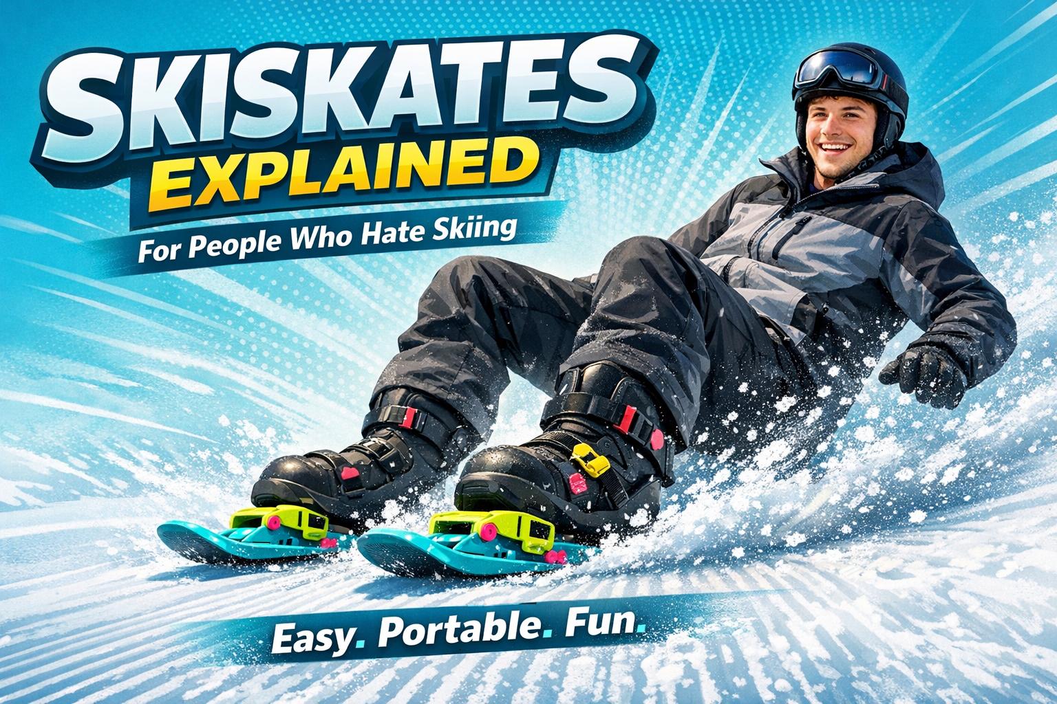 Skiskates Explained for People Who Hate Skiing - snowfeet*