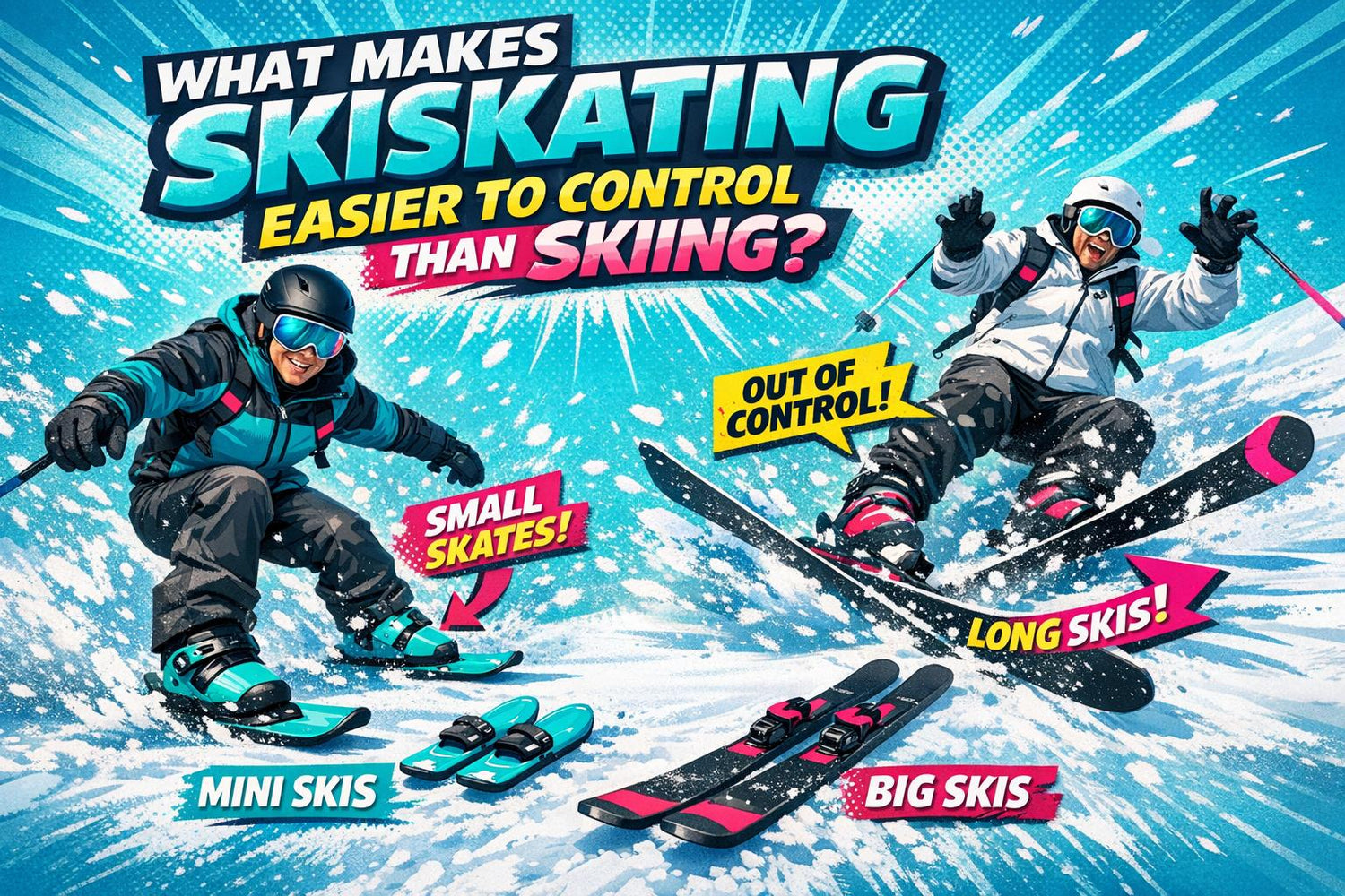 What Makes Skiskating Easier to Control Than Skiing? - snowfeet*