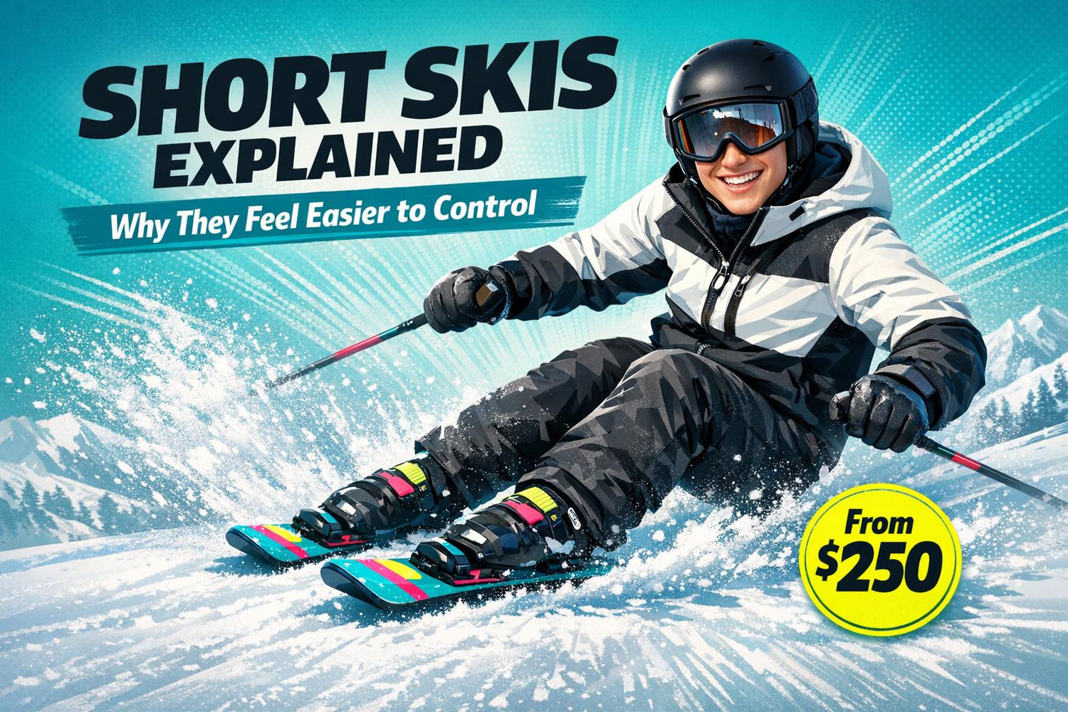 Short Skis Explained: Why They Feel Easier to Control - snowfeet*
