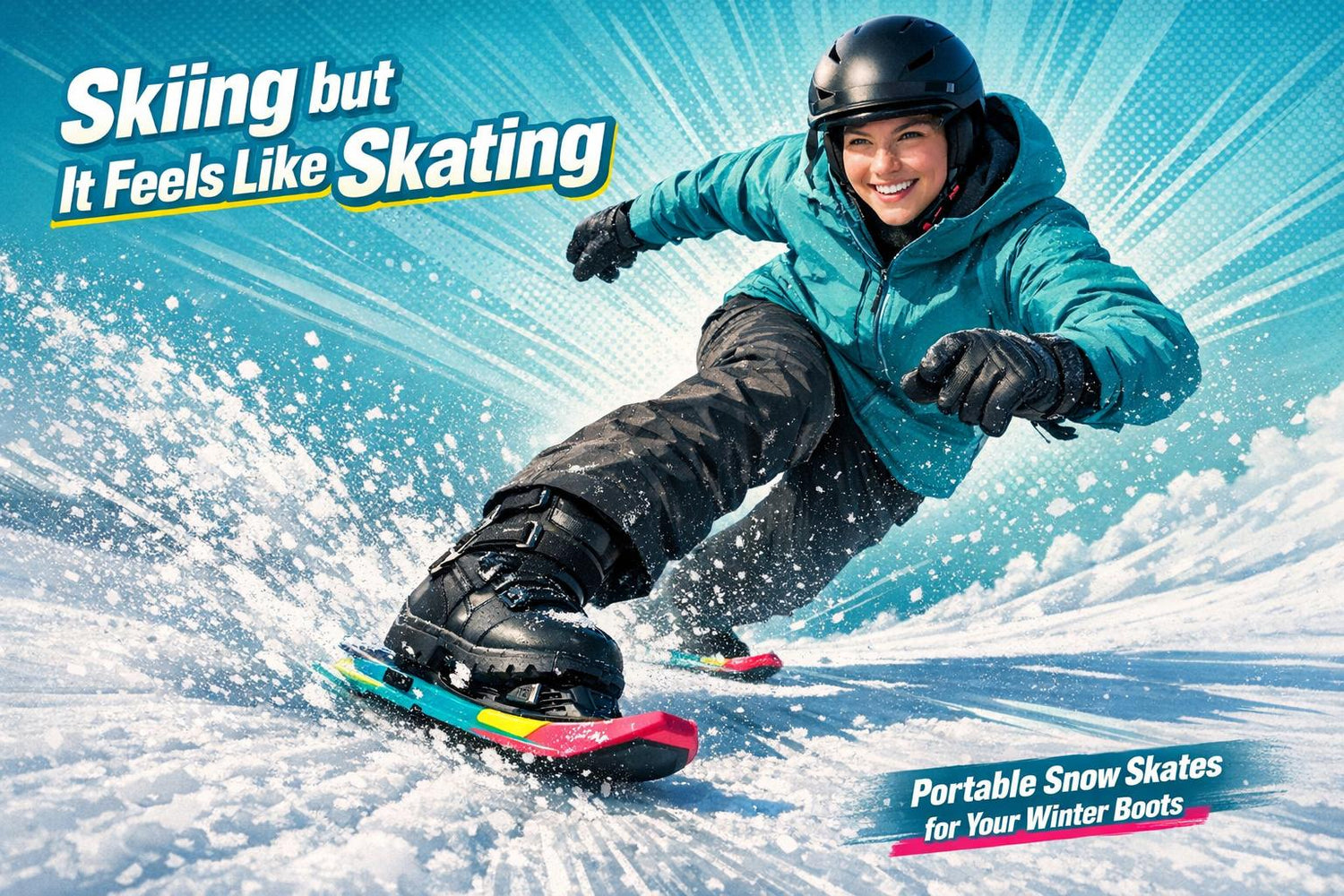 Skiing but It Feels Like Skating - snowfeet*