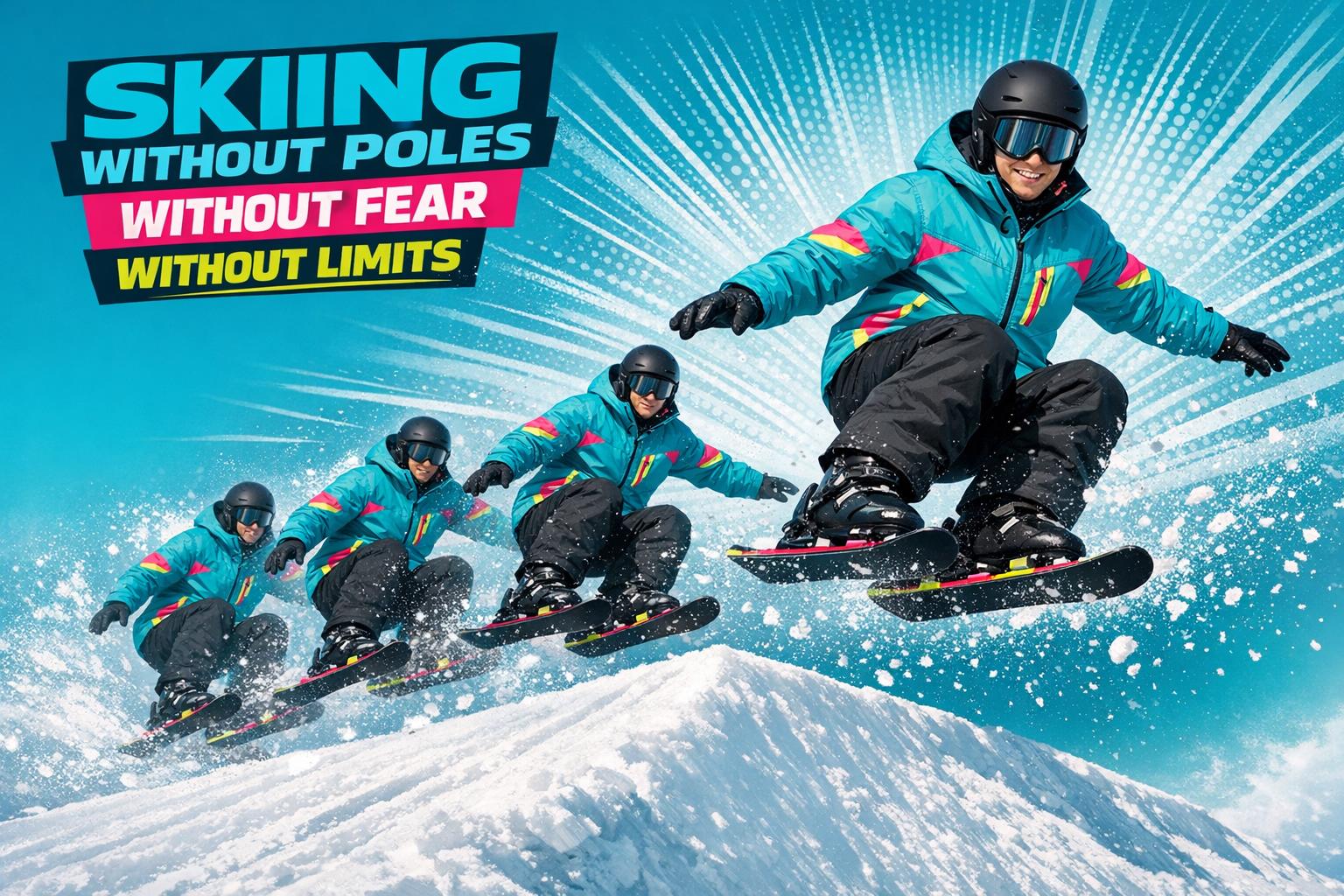 Skiing Without Poles Without Fear Without Limits - snowfeet*