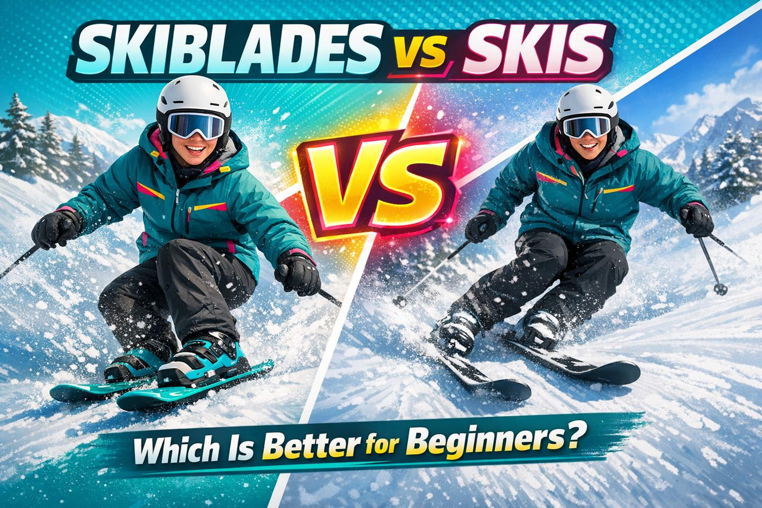 Skiblades vs Skis Which Is Better for Beginners - snowfeet*