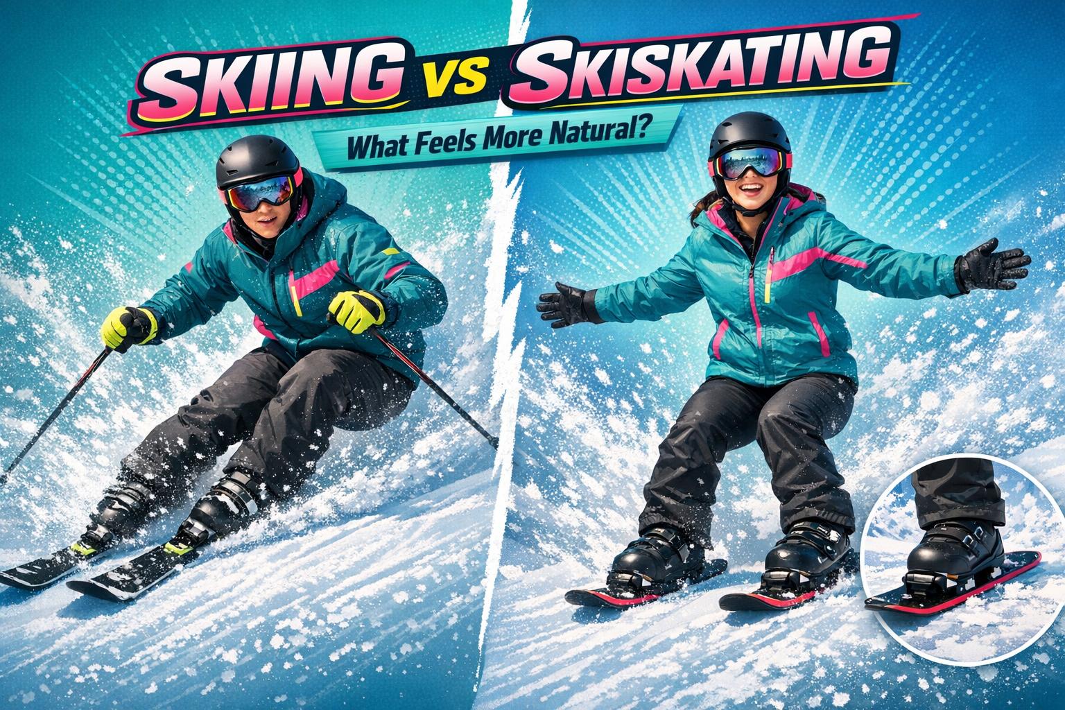 Skiing vs Skiskating What Feels More Natural - snowfeet*