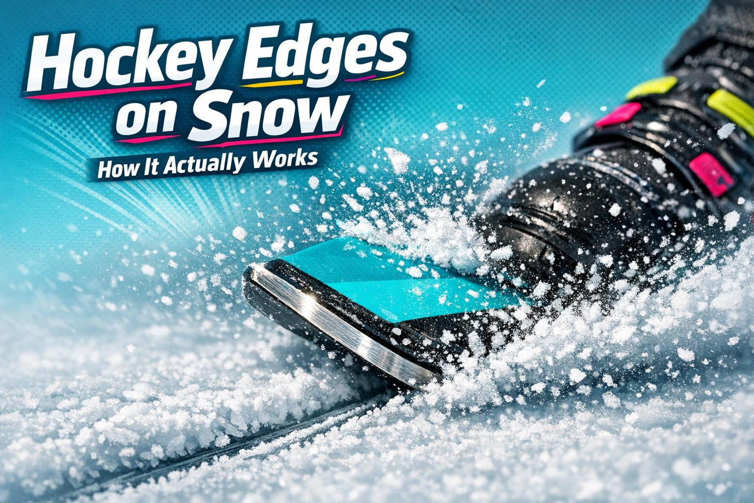 Hockey Edges on Snow How It Actually Works - snowfeet*