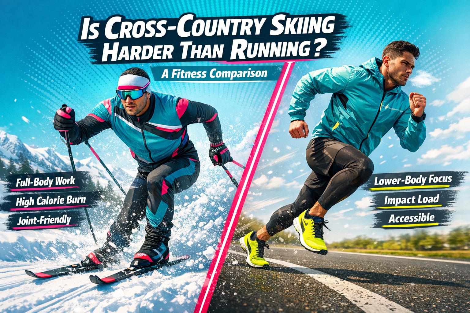 Is Cross-Country Skiing Harder Than Running? A Fitness Comparison - snowfeet*