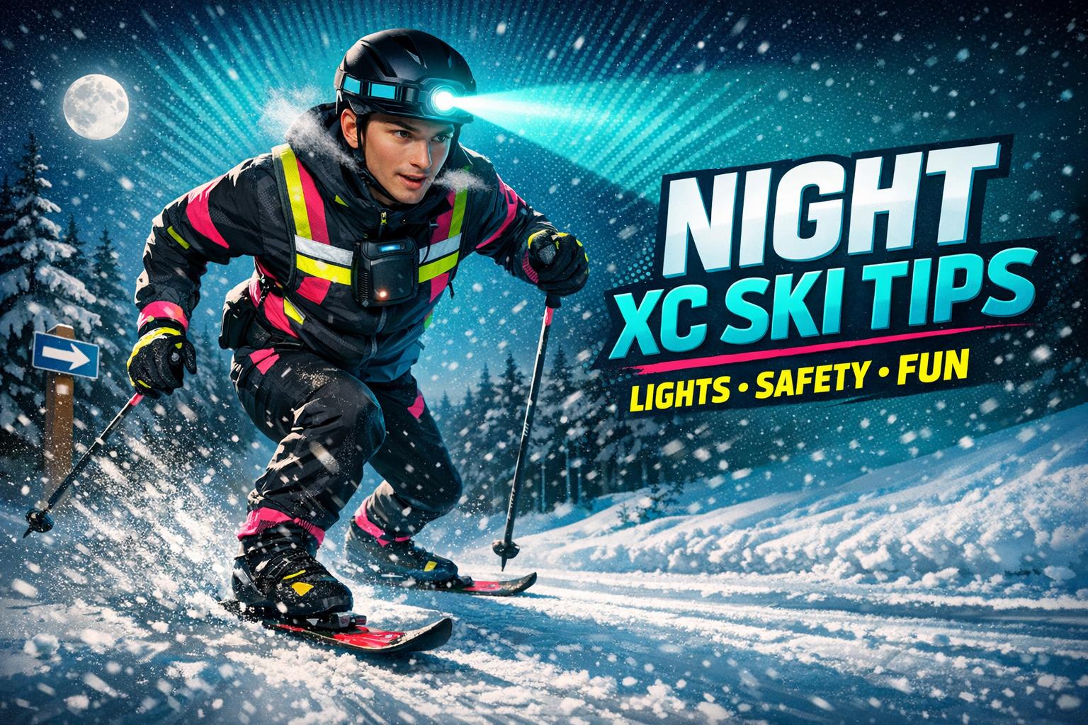 Cross-Country Skiing at Night: Tips for Lights, Safety, and Extra Fun - snowfeet*