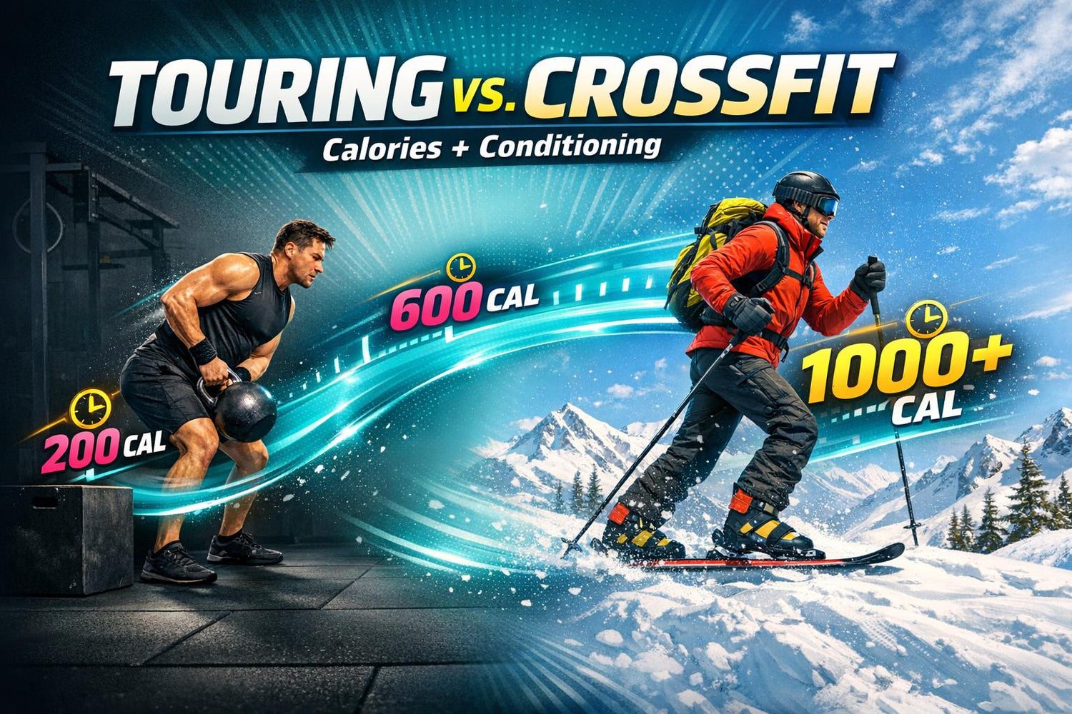 Ski Touring vs CrossFit: Calories & Conditioning