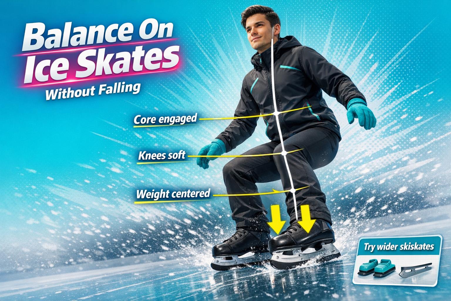 How to Balance on Ice Skates Without Falling - snowfeet*