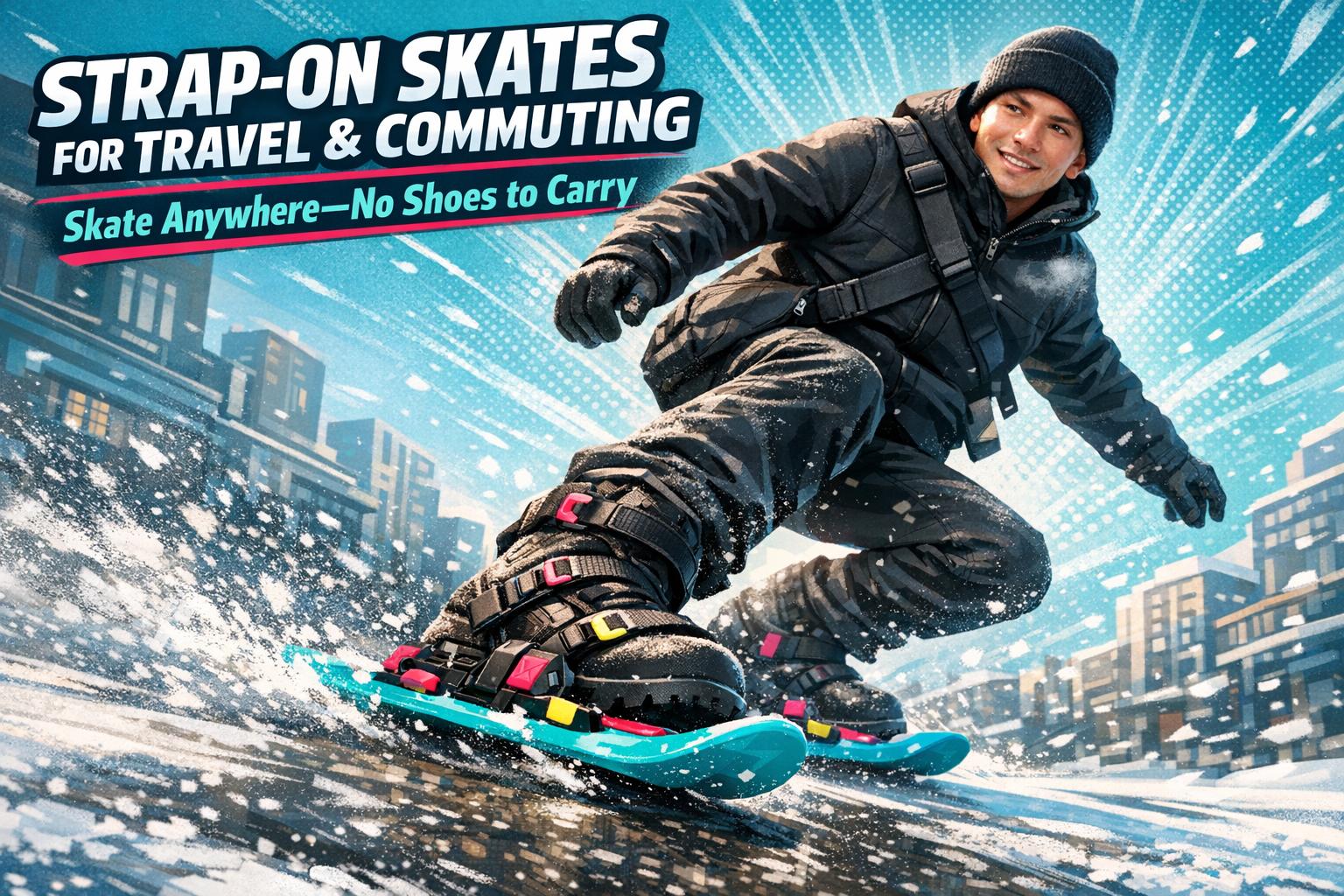 Strap-On Skates for Commuting & Travel
