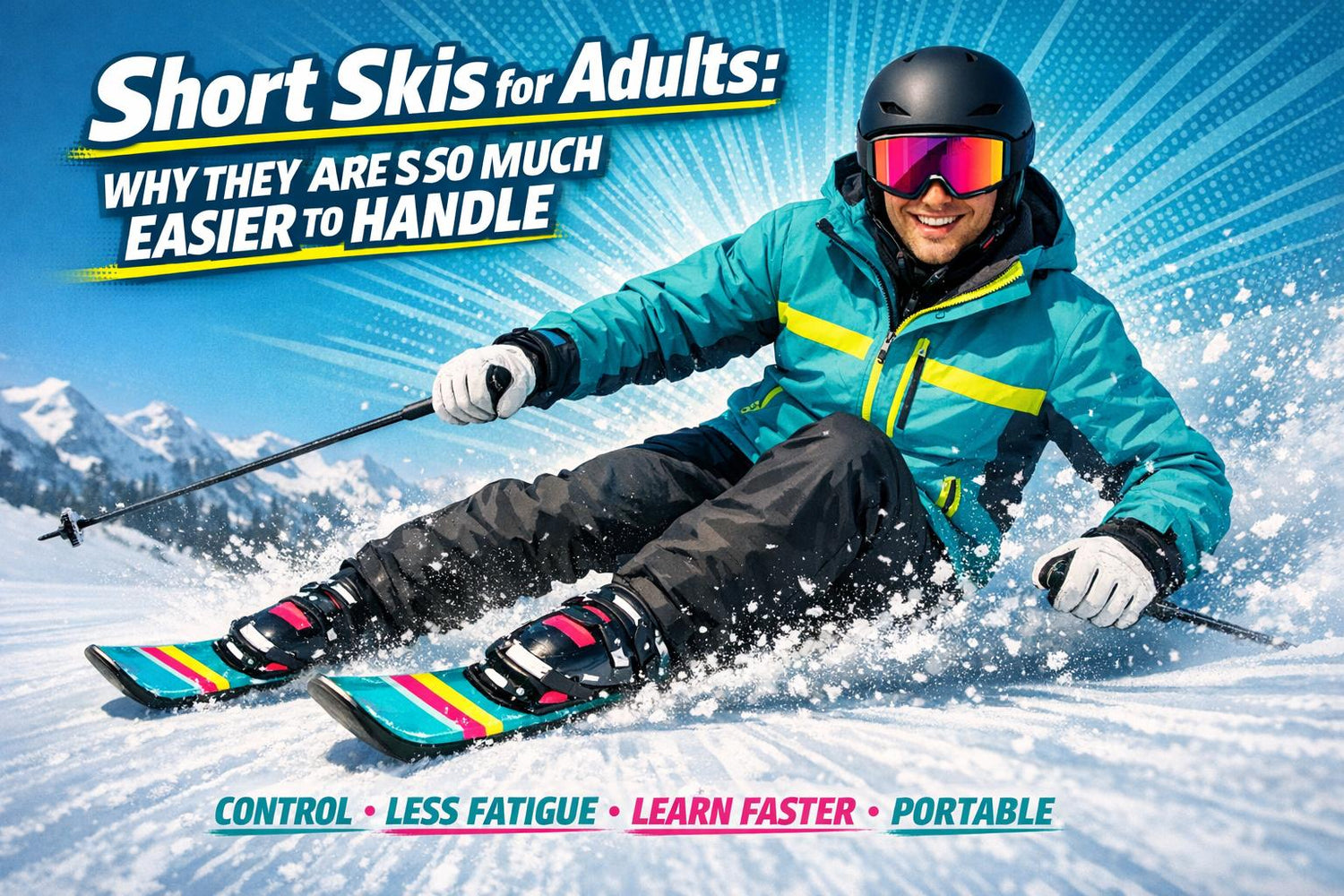 Short Skis for Adults: Why They Are So Much Easier to Handle - snowfeet*