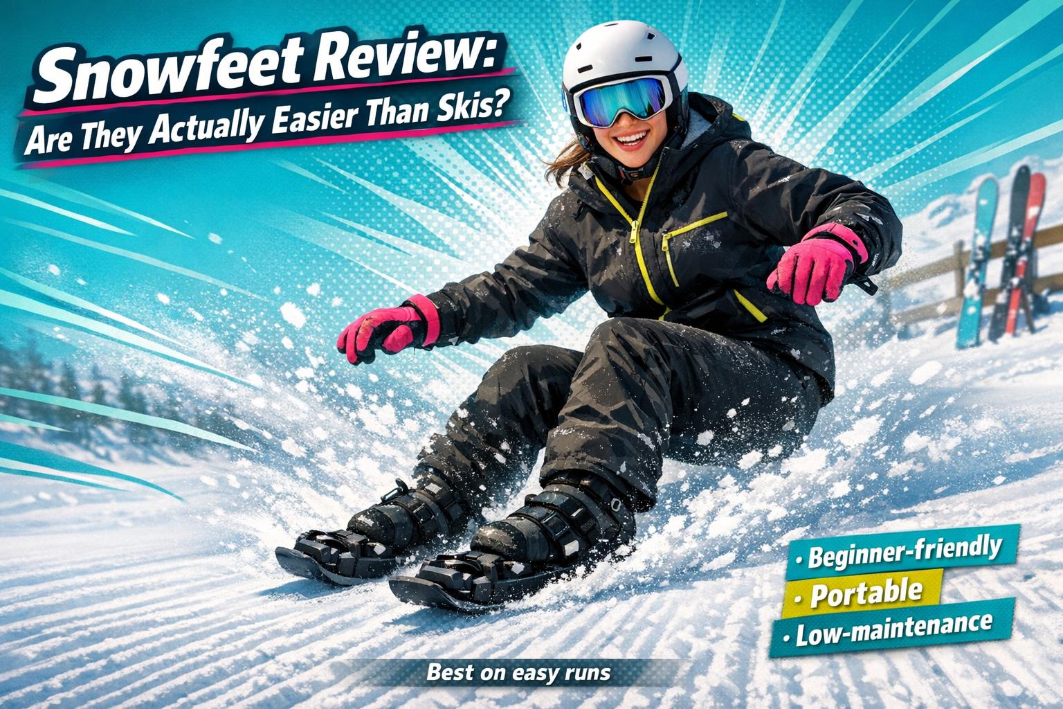 Snowfeet Review: Are They Actually Easier Than Skis? - snowfeet*