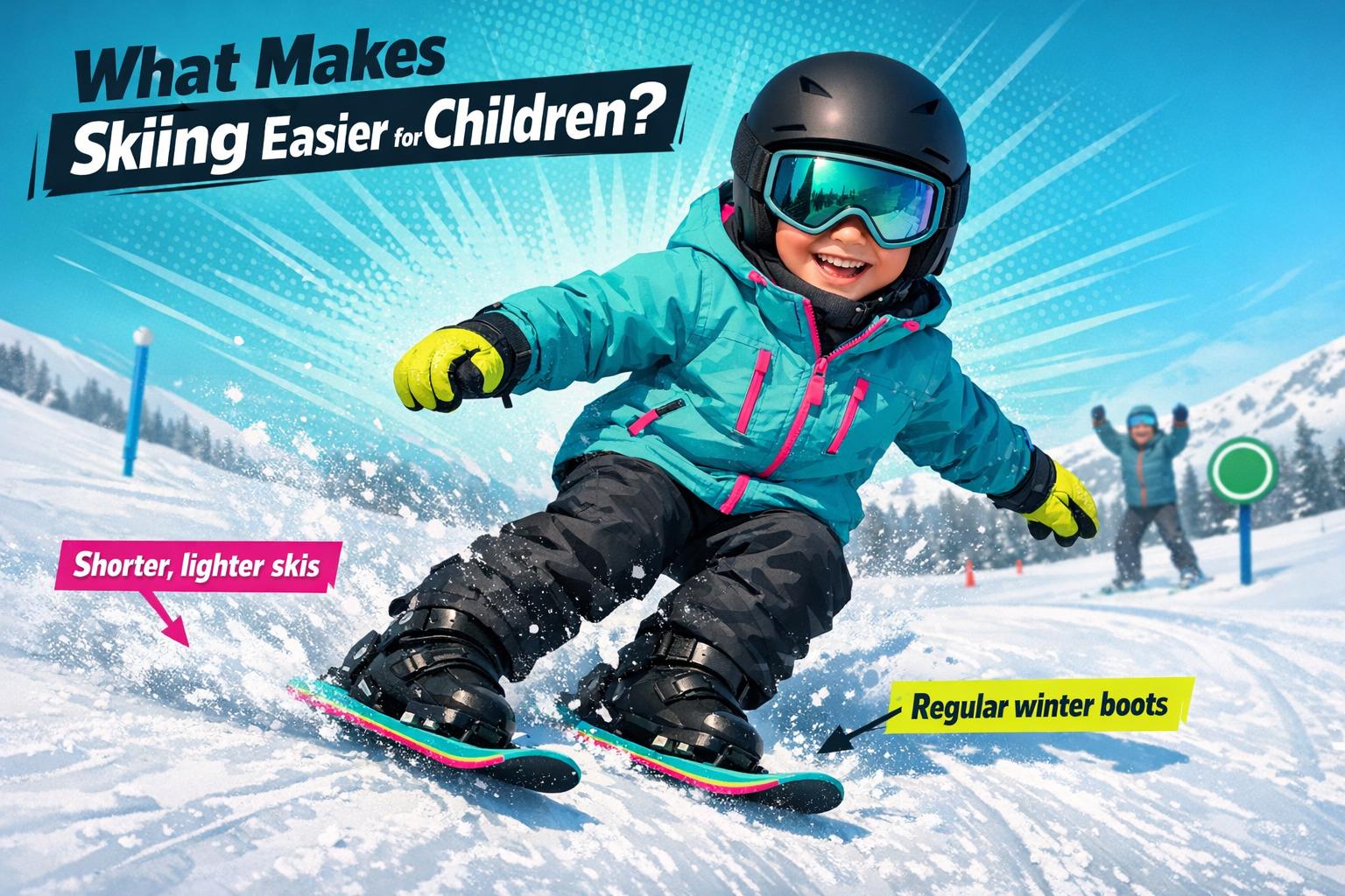 What Makes Skiing Easier for Children? - snowfeet*