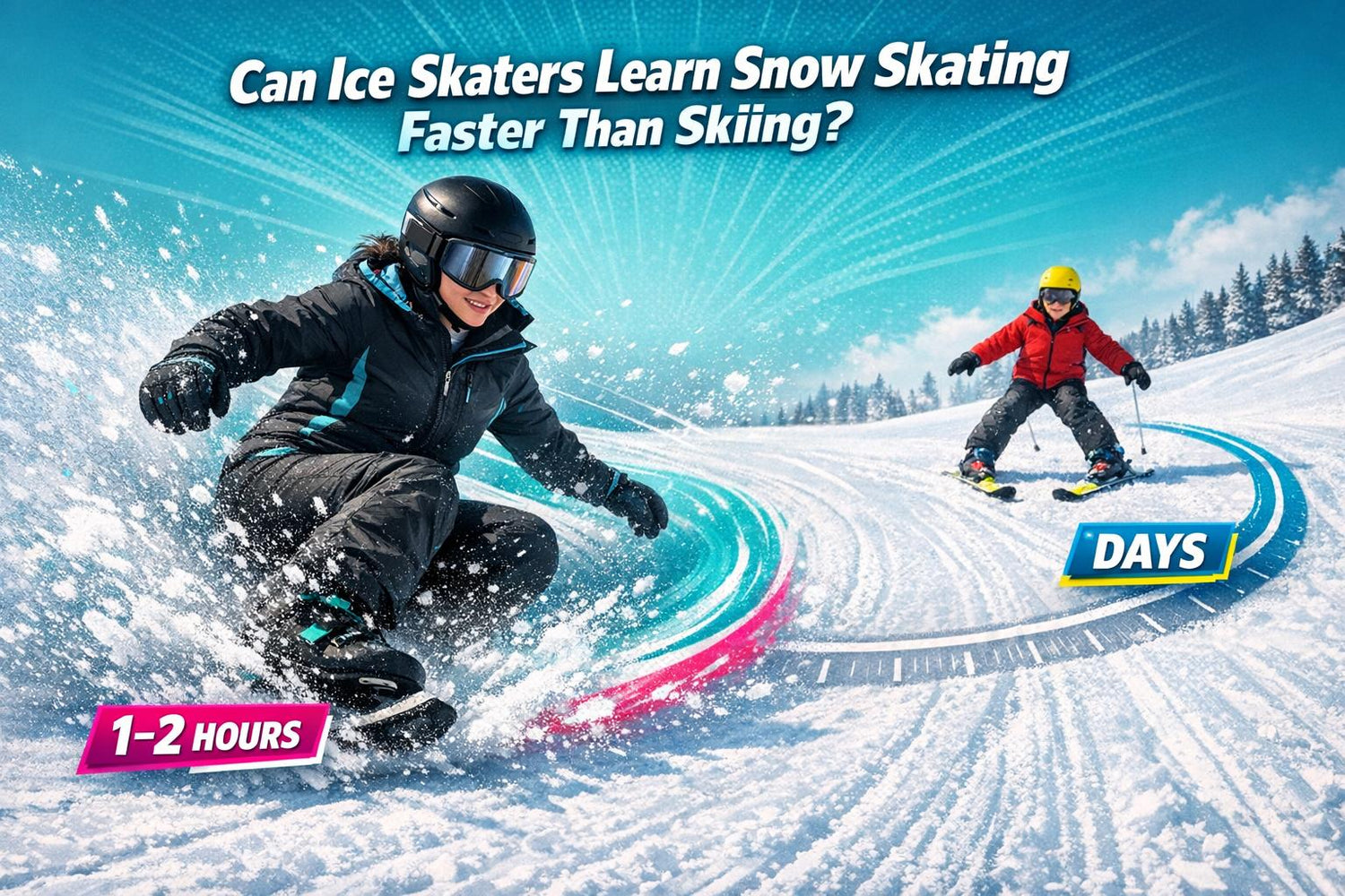 Can Ice Skaters Learn Snow Skating Faster Than Skiing? - snowfeet*