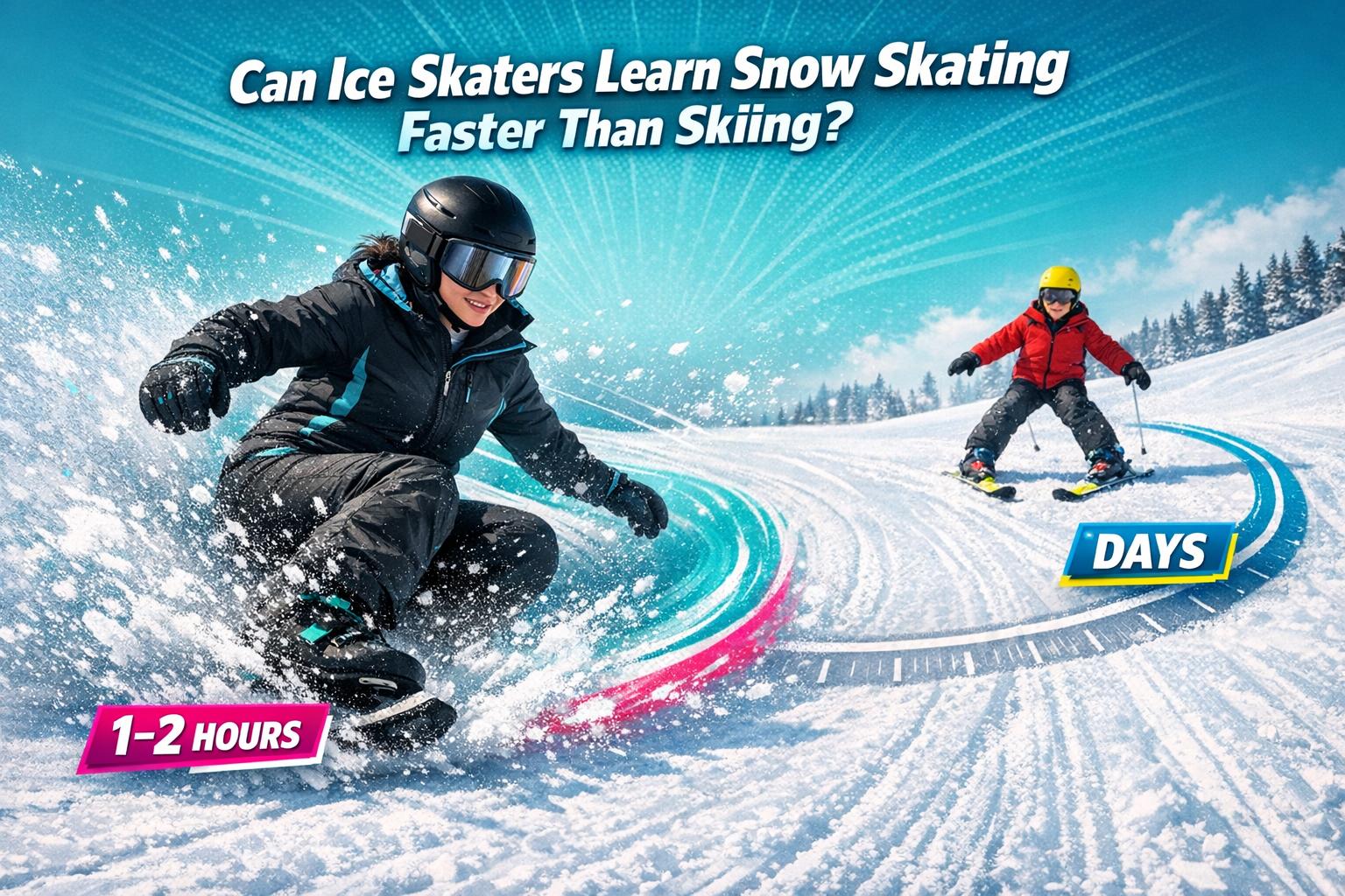 Can Ice Skaters Learn Snow Skating Faster Than Skiing? - snowfeet*