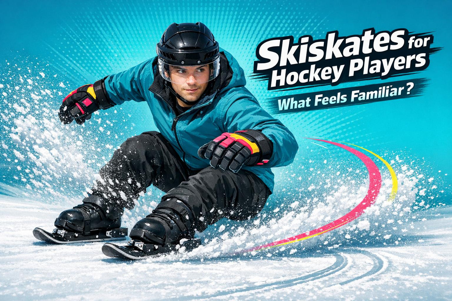Skiskates for Hockey Players: What Feels Familiar? - snowfeet*