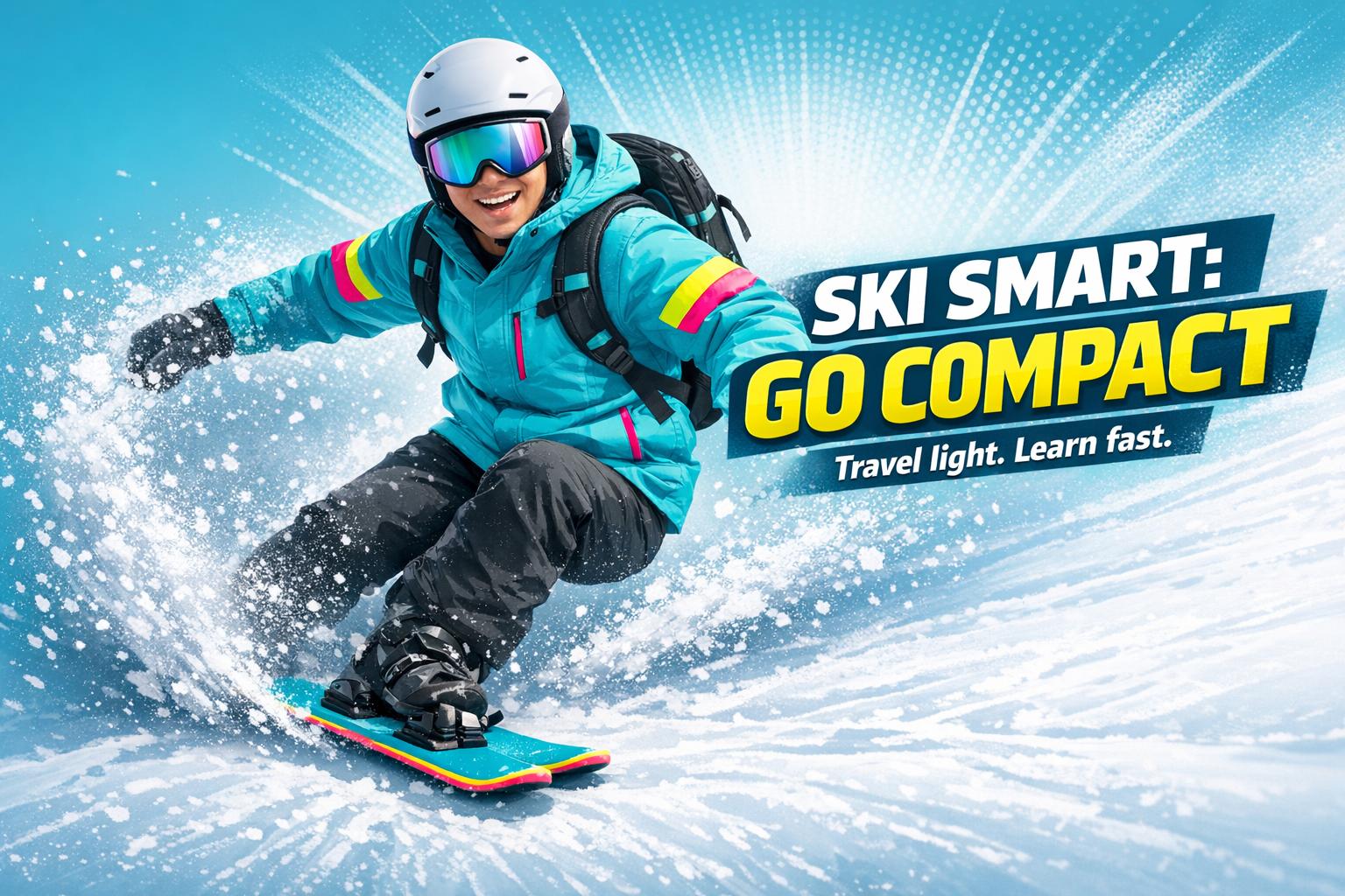 How to Ski Without Carrying Long Skis - snowfeet*
