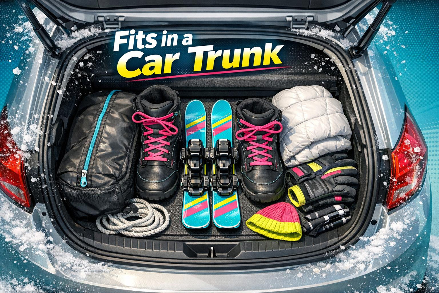 Travel-Friendly Ski Gear That Fits in a Car Trunk - snowfeet*