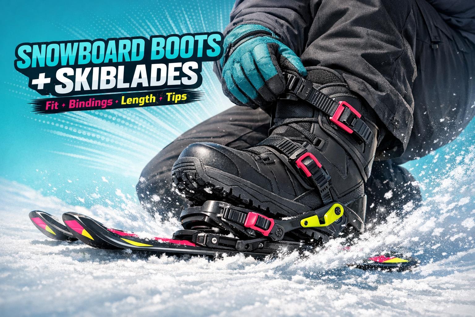 Snowboard Boots With Skiblades: What You Need to Know - snowfeet*