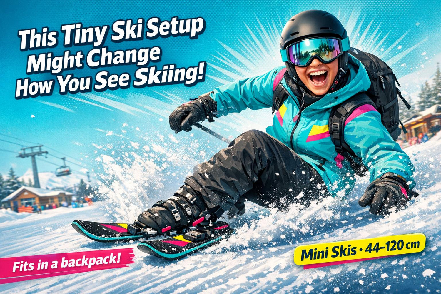 This Tiny Ski Setup Might Change How You See Skiing - snowfeet*