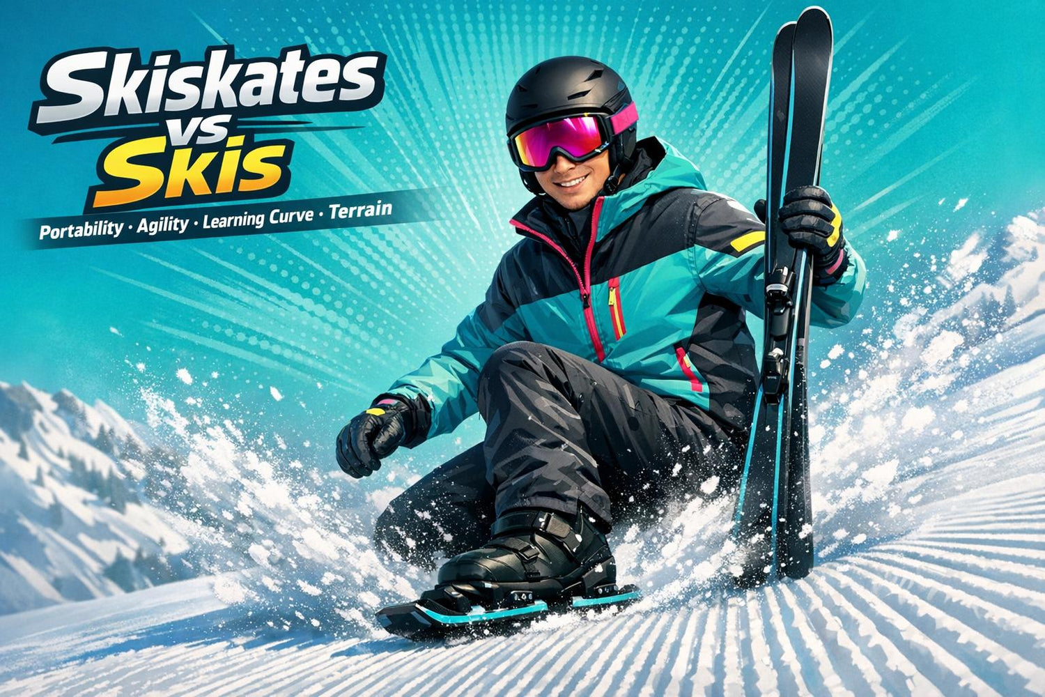 What Happens When You Put Ice Skates on a Ski Slope? - snowfeet*