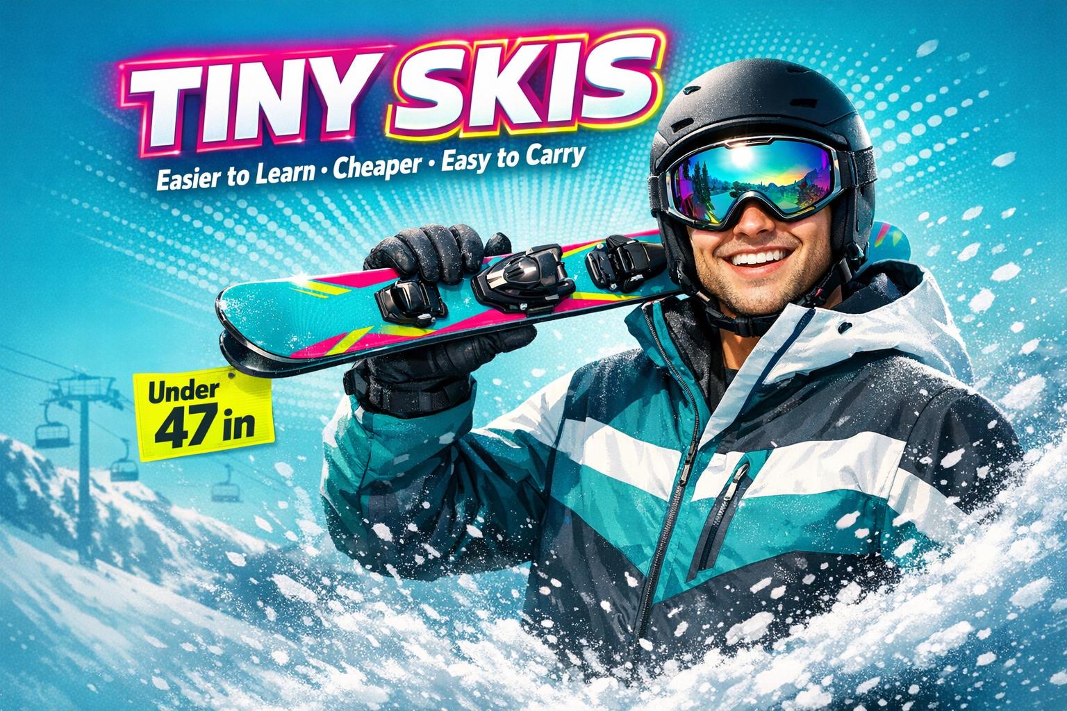 Why These Tiny Skis Are Getting So Much Attention - snowfeet*