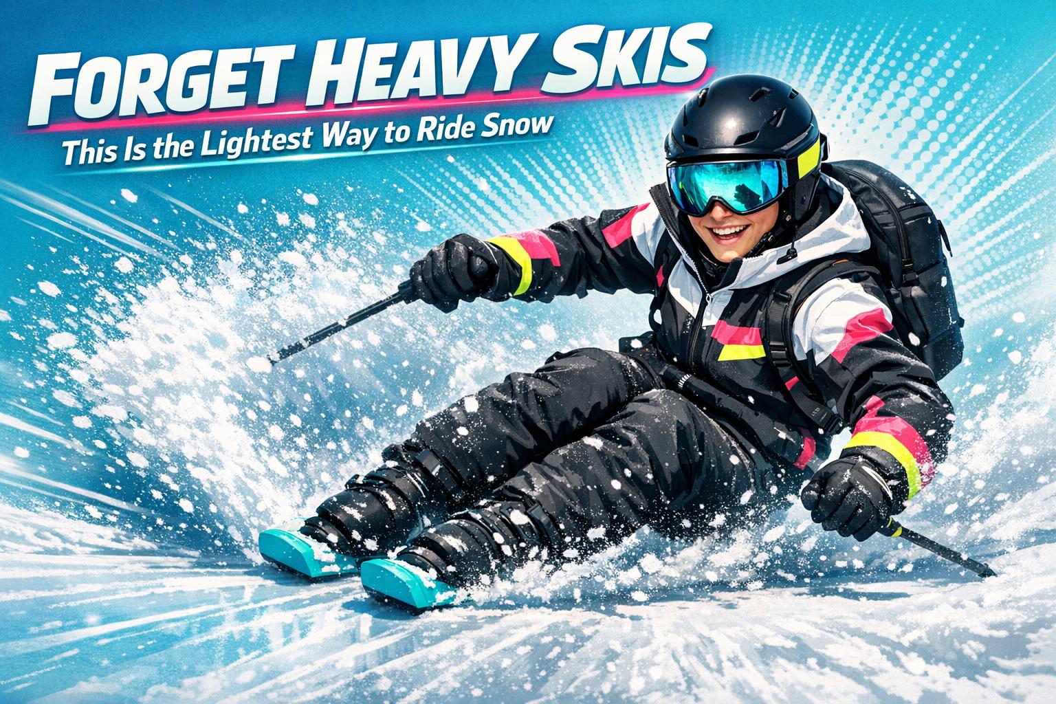 Forget Heavy Skis: This Is the Lightest Way to Ride Snow - snowfeet*