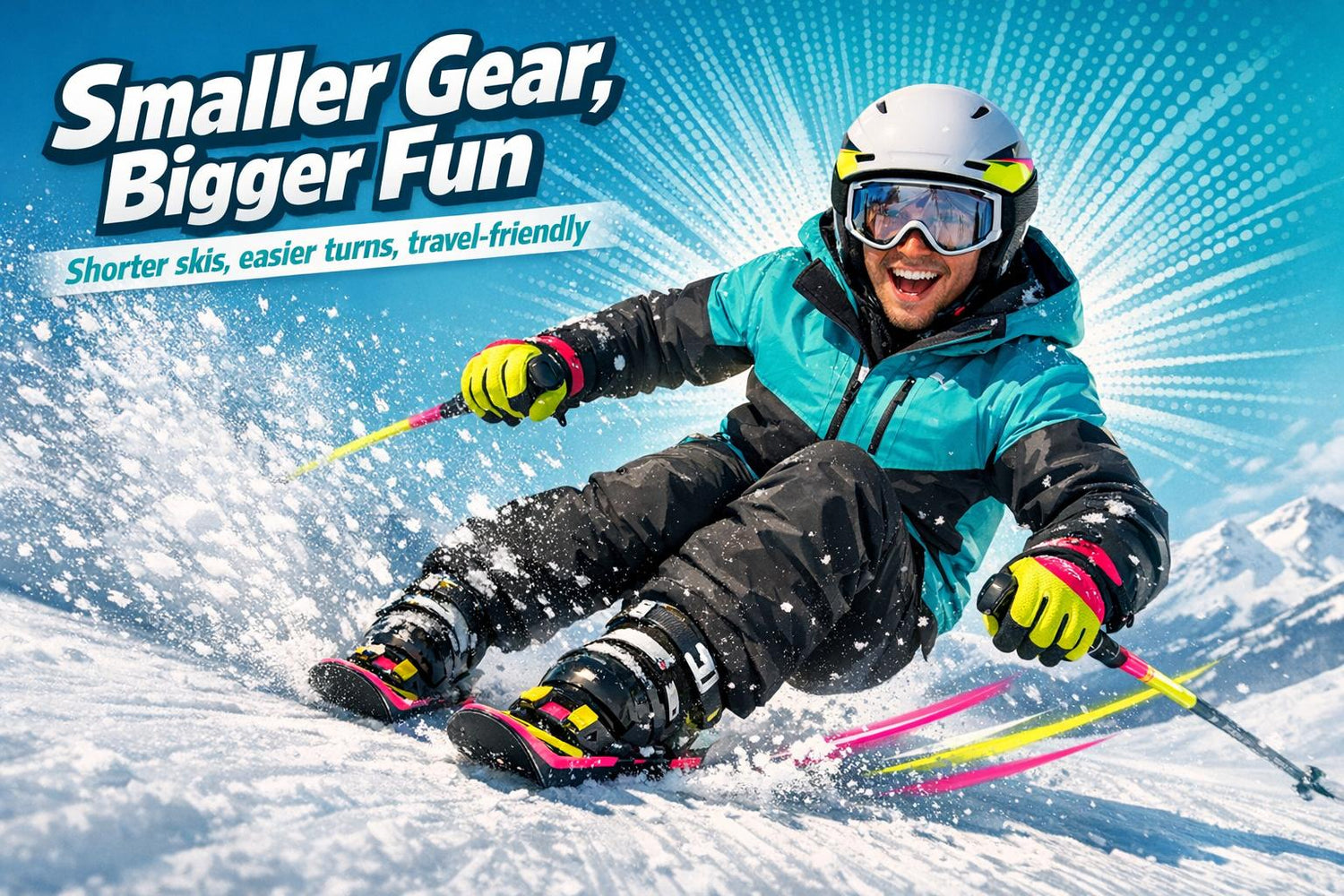 Why Skiing Feels More Fun When the Gear Gets Smaller - snowfeet*