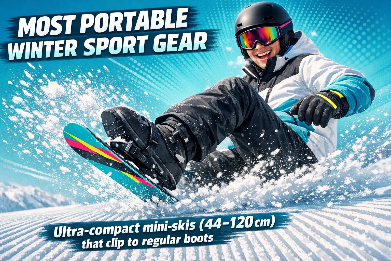 This Might Be the Most Portable Winter Sport Gear Ever - snowfeet*