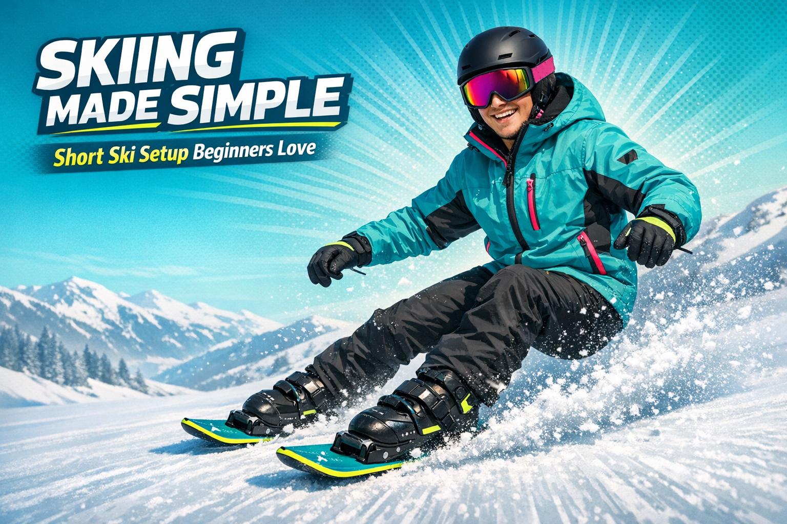 Skiing Made Simple: The Short Ski Setup Beginners Love - snowfeet*