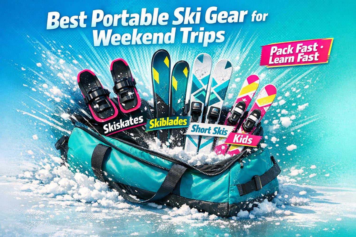 Best Portable Ski Gear for Weekend Trips - snowfeet*