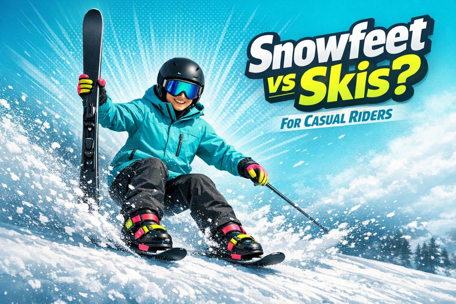 Can Snowfeet Replace Regular Skis for Casual Skiers? - snowfeet*