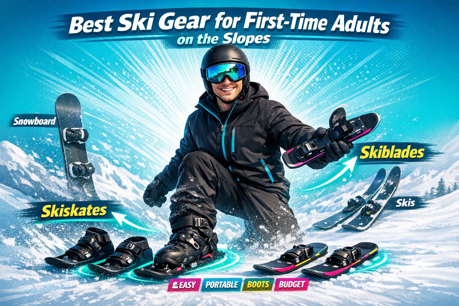 Best Ski Gear for First-Time Adults on the Slopes - snowfeet*