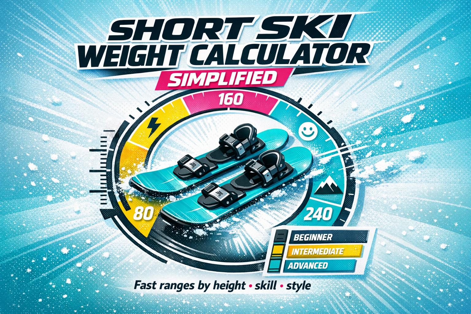 Short Ski Weight Calculator Simplified - snowfeet*