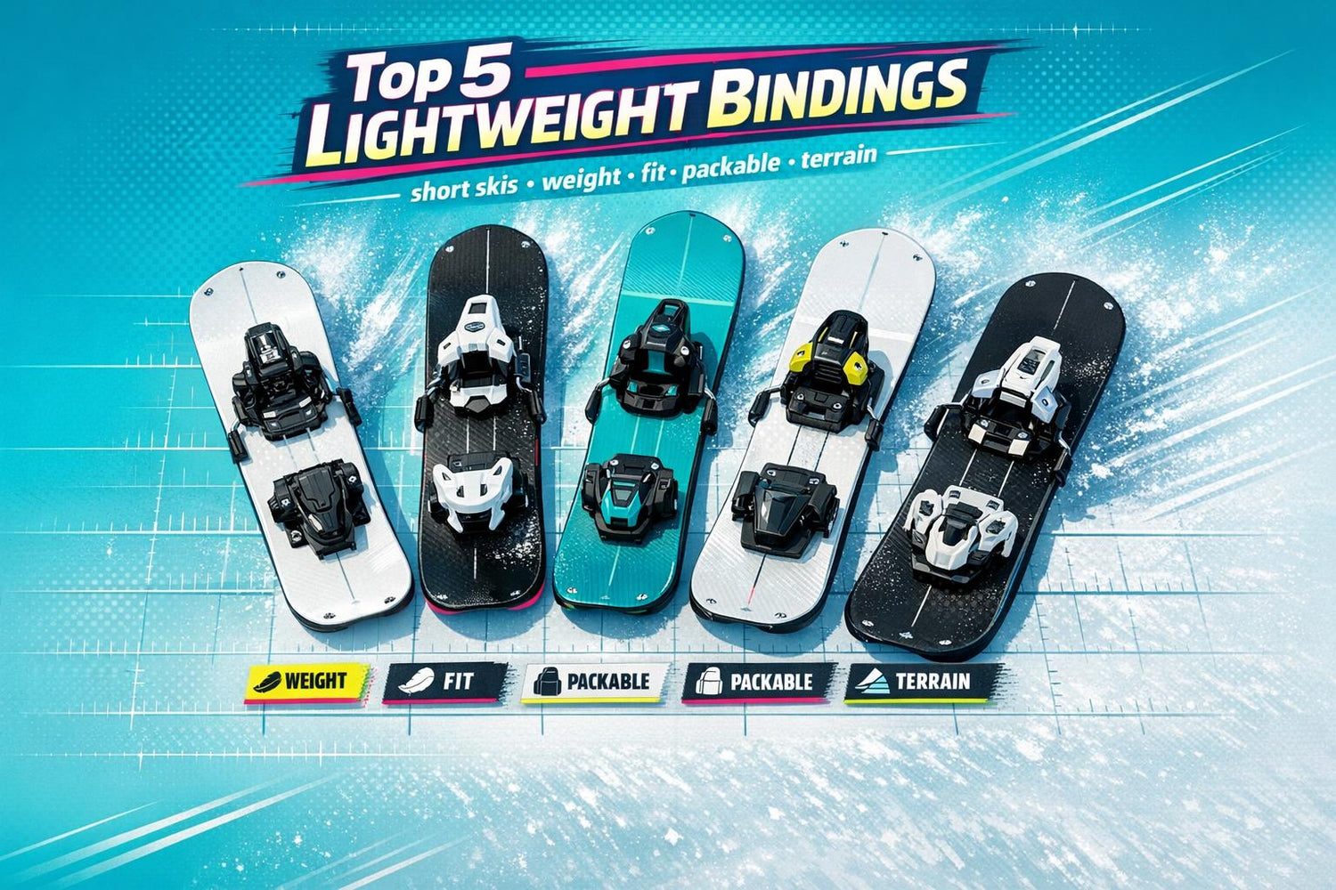 Top 5 Lightweight Ski Bindings for Short Skis - snowfeet*