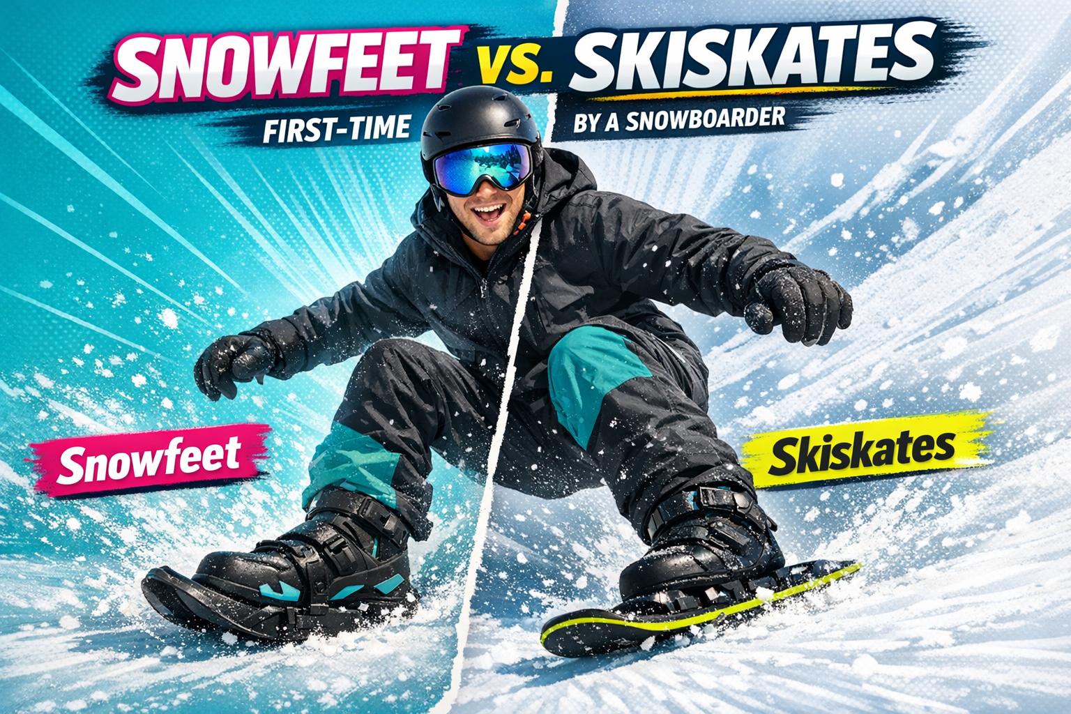 Snowfeet vs. Skiskates: First-Time Review - snowfeet*