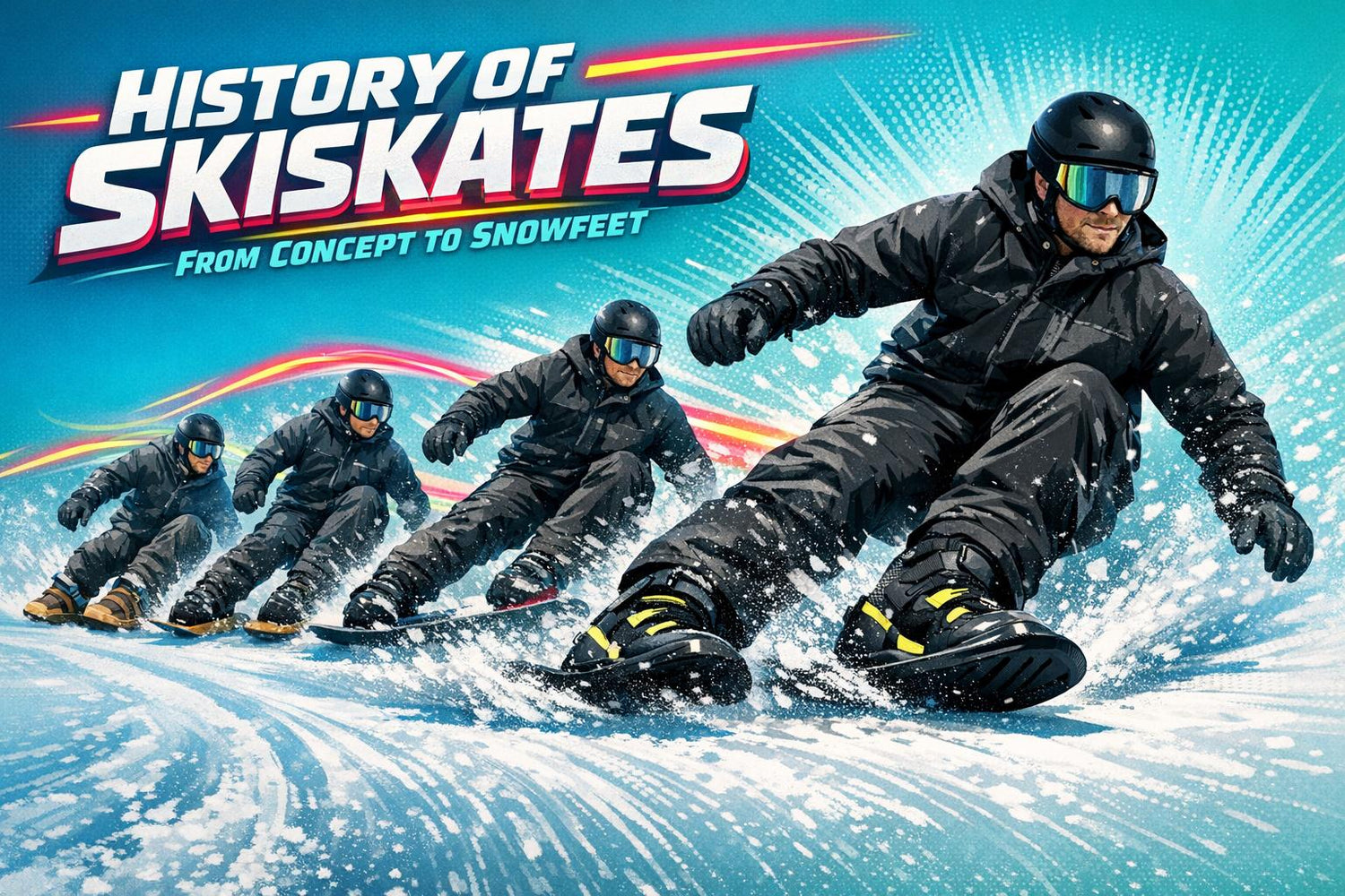 History of Skiskates: From Concept to Snowfeet - snowfeet*
