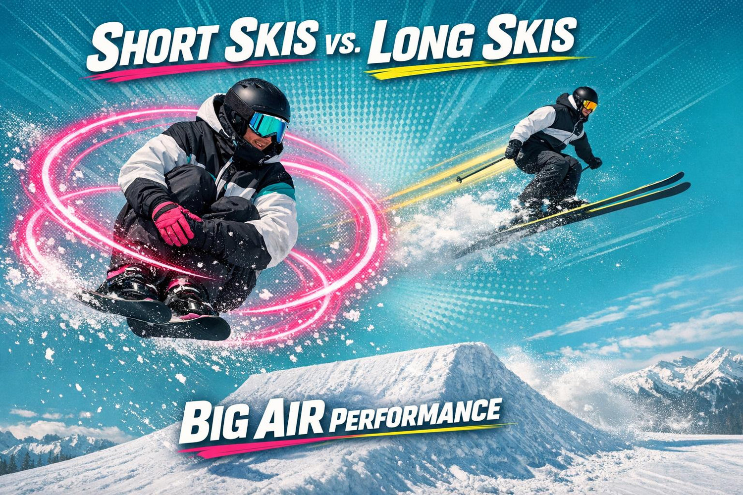 Short Skis vs. Long Skis: Big Air Performance