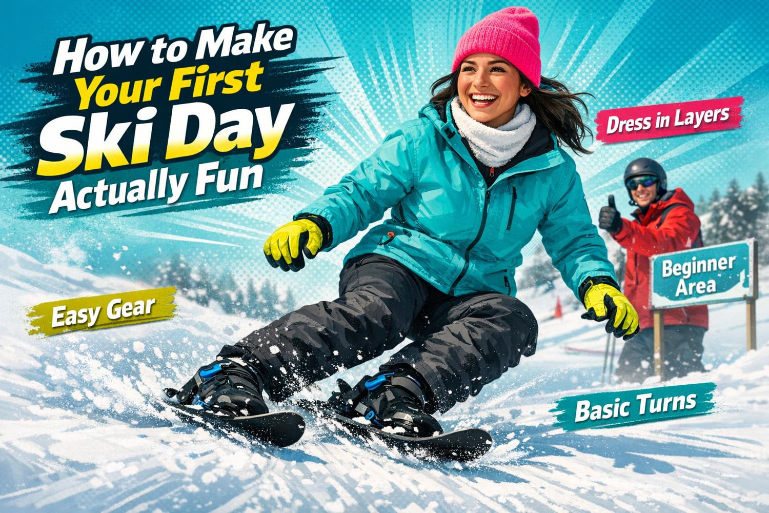 How to Make Your First Ski Day Actually Fun - snowfeet*