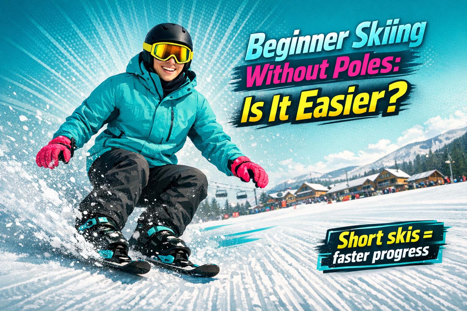 Beginner Skiing Without Poles: Is It Easier? - snowfeet*