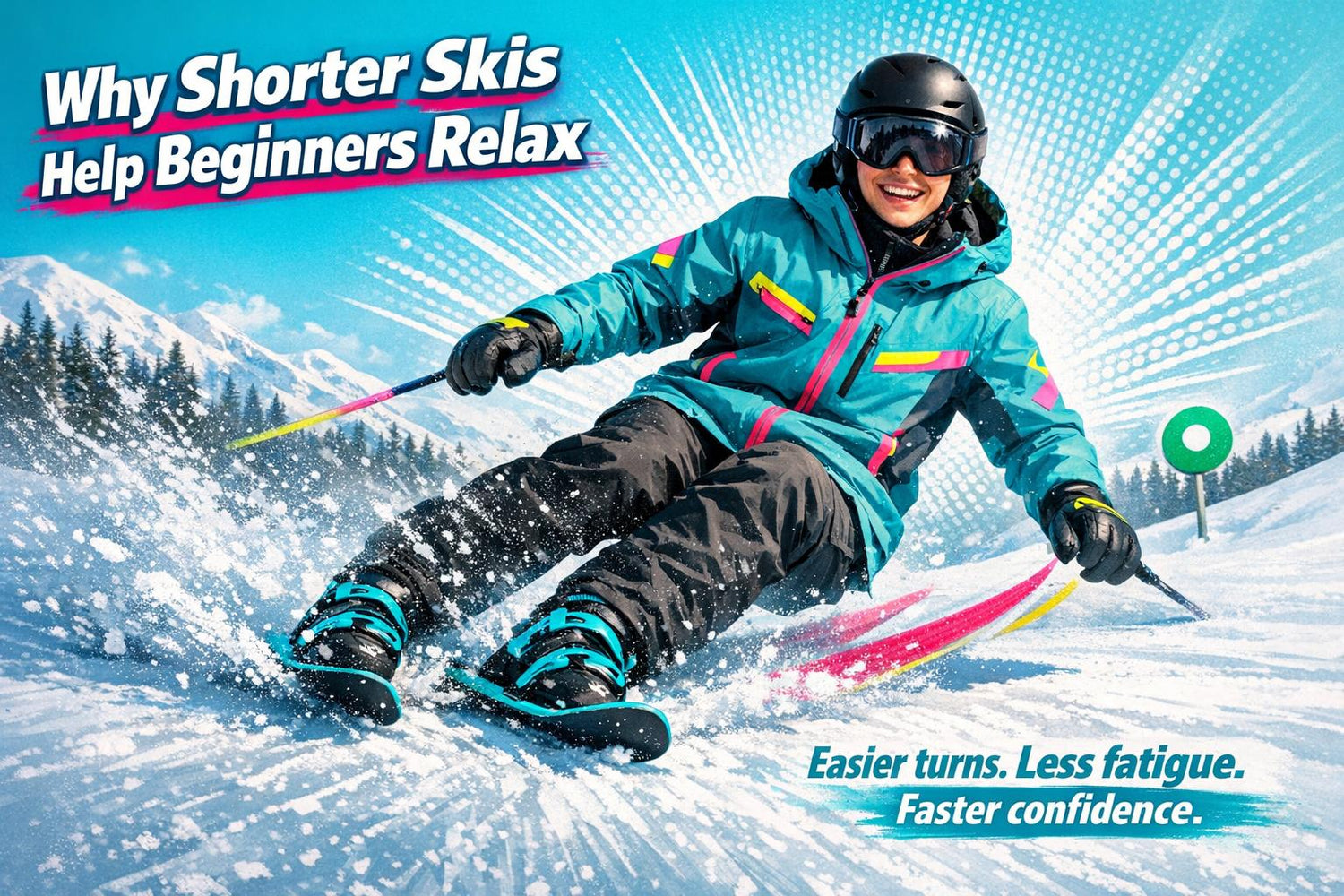 Why Shorter Skis Help Beginners Relax - snowfeet*