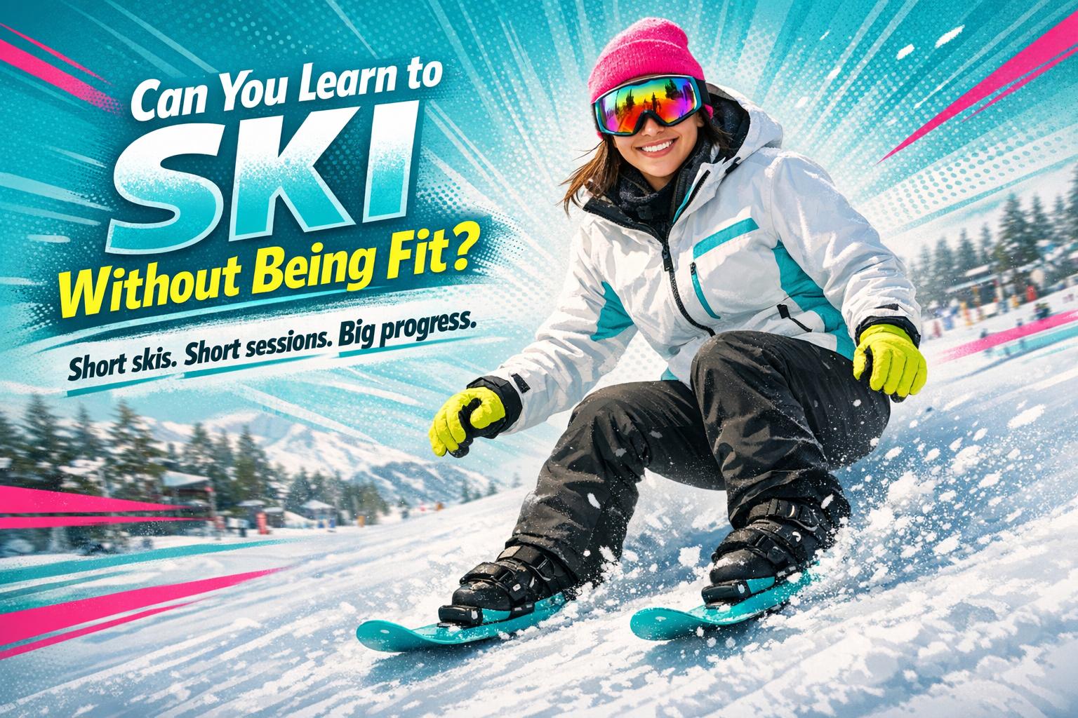 Can You Learn to Ski Without Being Fit? - snowfeet*