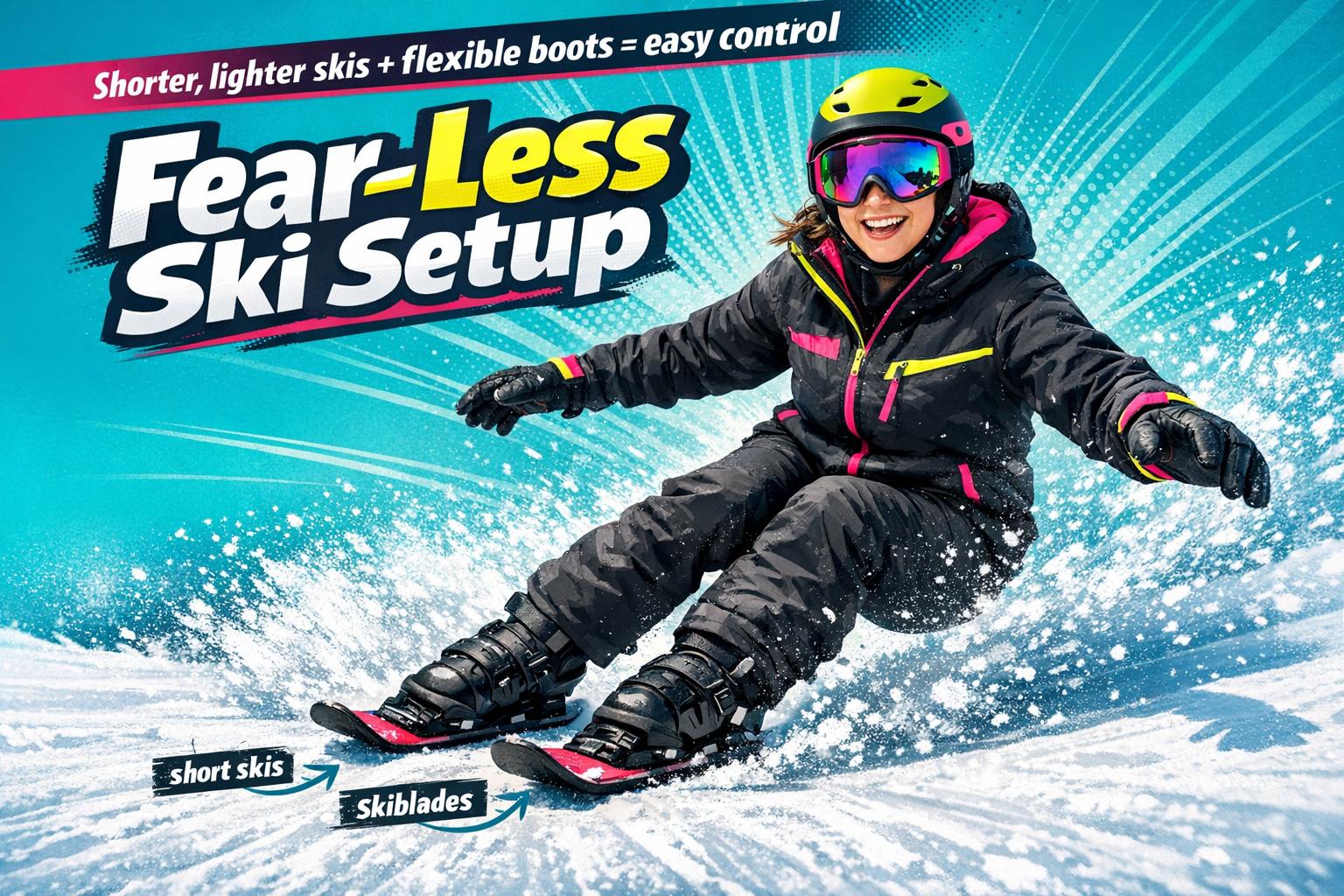 The Best Ski Setup for People Who Are Scared of Falling - snowfeet*