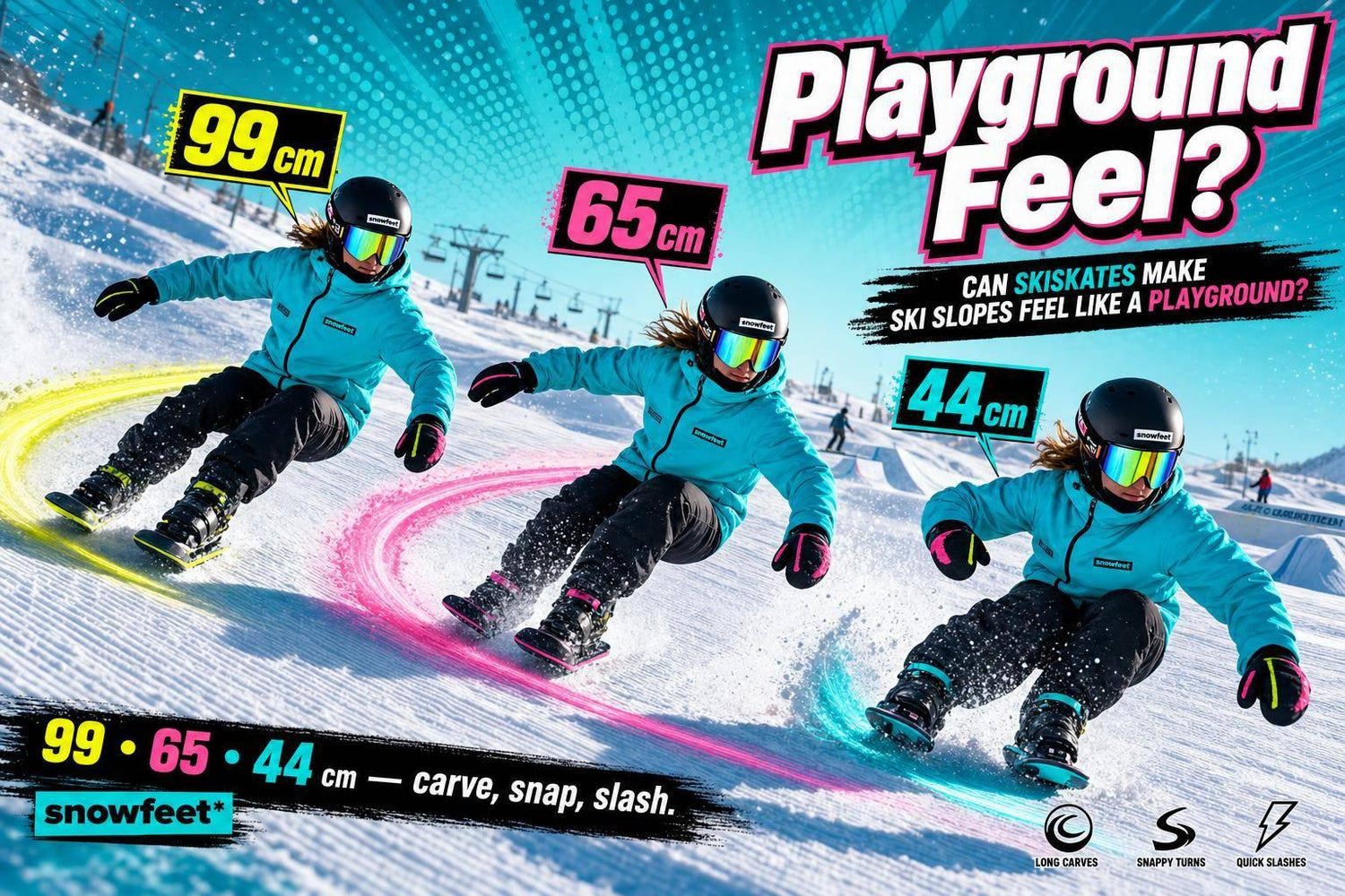 Can Skiskates Make Ski Slopes Feel Like a Playground? - snowfeet*