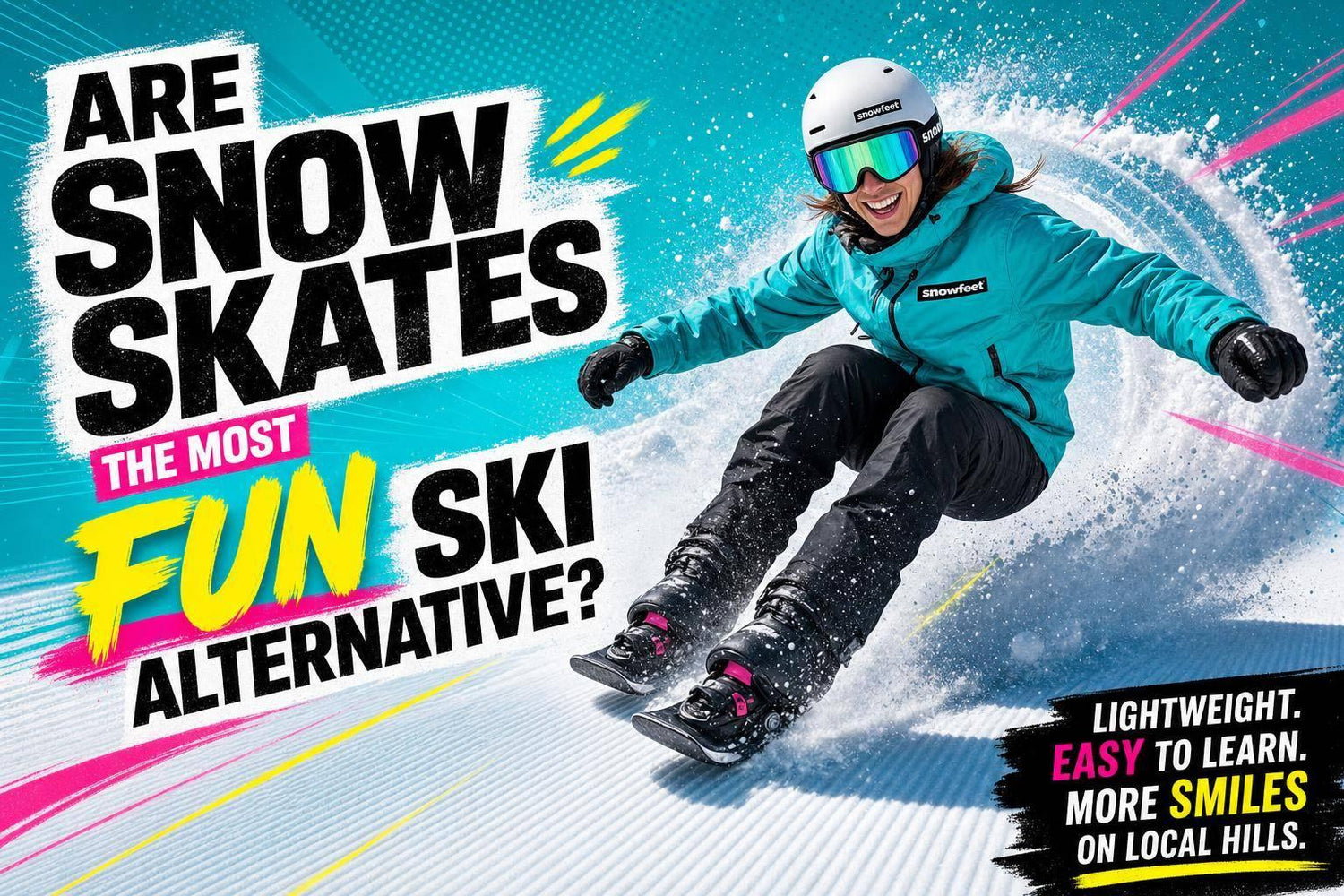 Are Snow Skates the Most Fun Ski Alternative? - snowfeet*