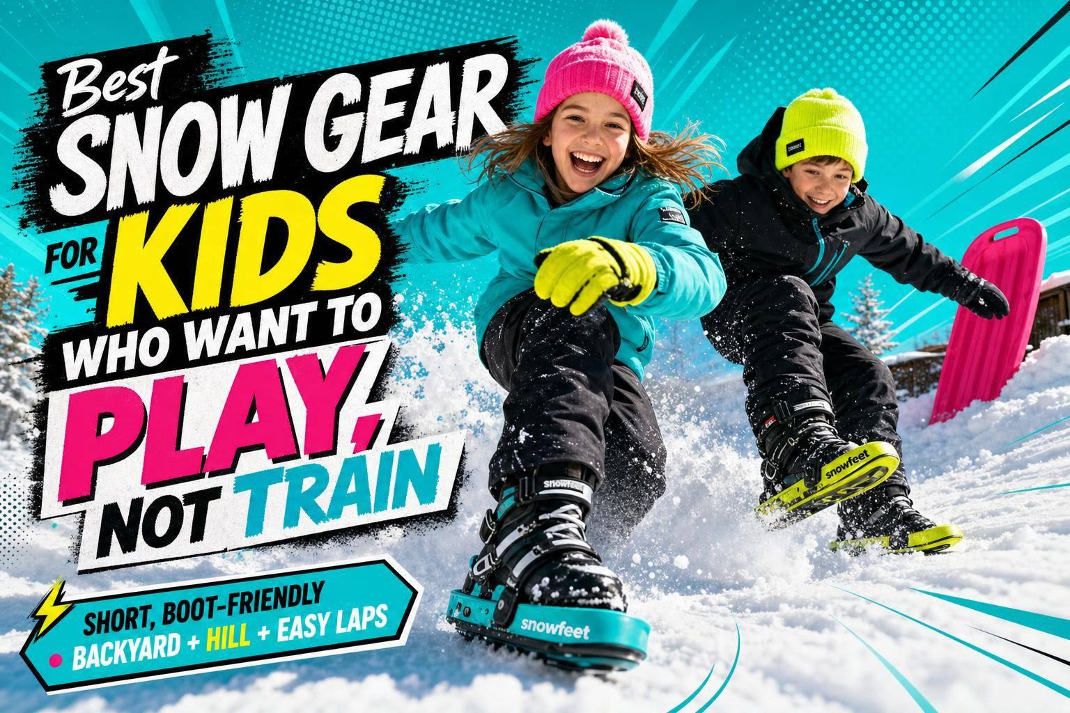Best Snow Gear for Kids Who Want to Play, Not Train - snowfeet*
